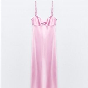 Zara Pink Slip Dress